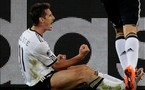 Allemagne: Miroslav Klose blessé à une cuisse