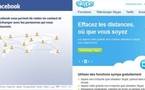 Facebook arrive sur Skype et Skype sur Facebook