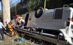 Accident d'un bus de touristes français en Turquie: un mort, 18 blessés