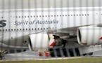 A380 de Qantas: avarie sur la partie arrière d'un moteur, selon le BEA