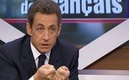 Nicolas Sarkozy dans "Paroles de Français" sur TF1 le 10 février