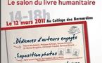 Deuxième édition du Salon du livre humanitaire samedi à Paris