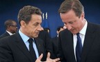 Nicolas Sarkozy et David Cameron en Libye pour une visite éclair