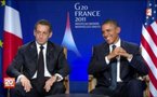 Obama couvre Sarkozy d'éloges à une heure de grande écoute