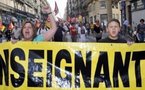 Education: entre 11% et 16% de grévistes, ce jeudi, selon le ministère