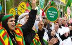 France: des milliers de Kurdes manifestent devant le Conseil de l'Europe