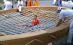 Etats-Unis: un New-Yorkais, avide de records, construit une raquette géante