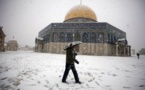 La tempête recouvre une partie du Proche-Orient d'un manteau de neige