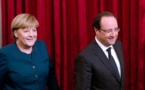 Merkel reçoit Hollande pour resserrer les liens et parler d'Ukraine