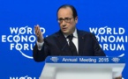 Davos: appel de Hollande à lutter contre le terrorisme et agir pour le climat