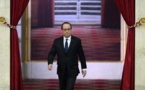Hollande fête le 3e anniversaire de sa victoire en prônant "confiance" et "progrès"