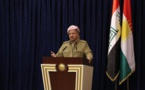 Erbil: Barzani réclame une aide internationale pour surmonter la crise financière